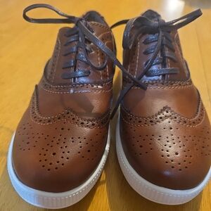 Deer Stags Boy's Jagger Sneaker - Cognac Brown - Size 1 1/2 M - NEW!!